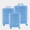 Travel Bags * | Echolac Japan Los Angeles Echolac 3 Piece Set Blue