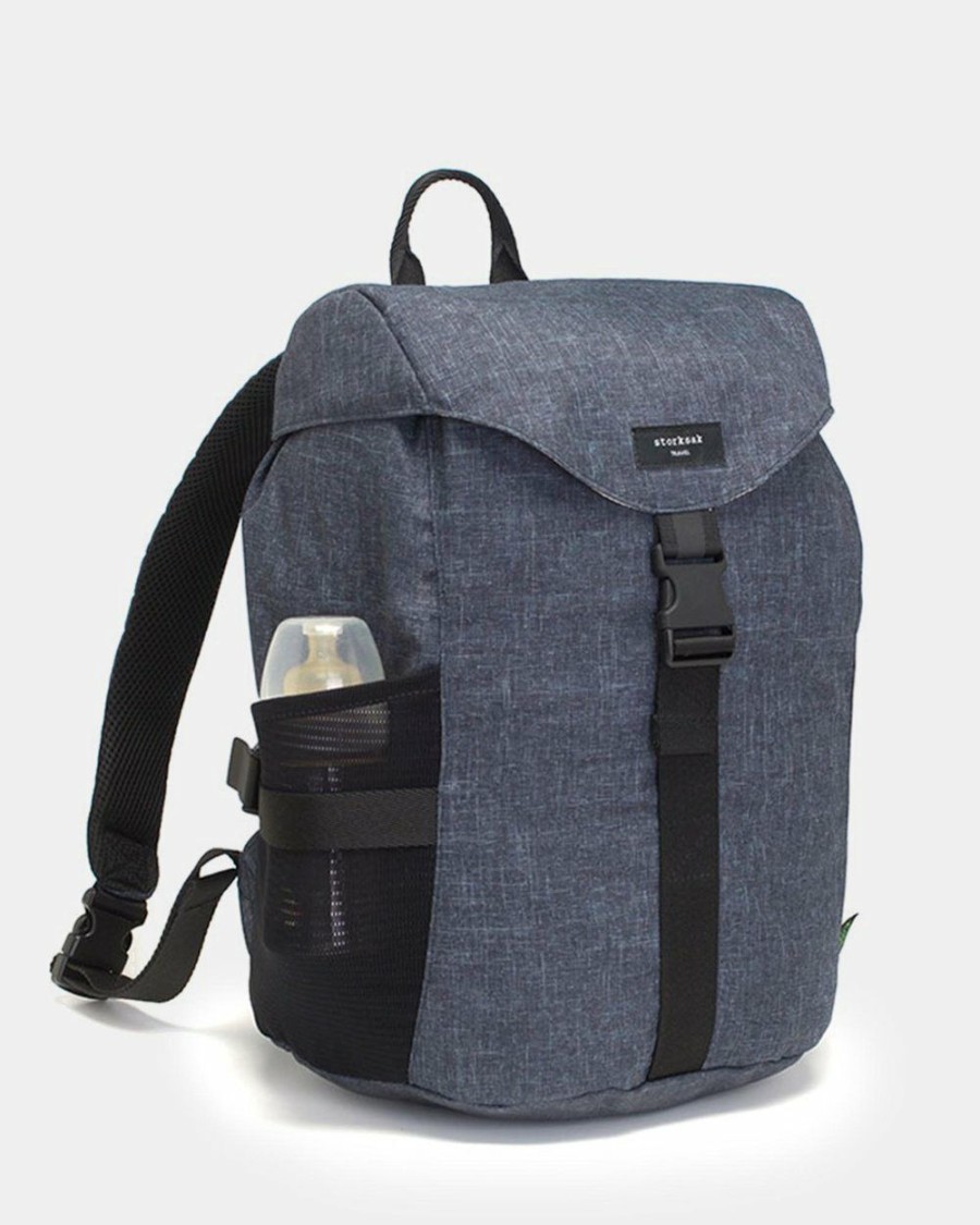 Bags * | Storksak Eco Travel Backpack Nappy Bag Navy