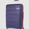 Travel And Luggage * | American Tourister Litevlo Spinner 82/31 Bodega Blue & Orange