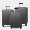 Travel Bags * | Echolac Japan Singapore Echolac 3 Piece Set Black