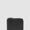 Travel And Luggage * | Aquila Montoro Zip Wallet Black