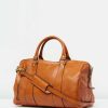 Bags * | Republic Of Florence The Small Nardi Duffle Bag Tan