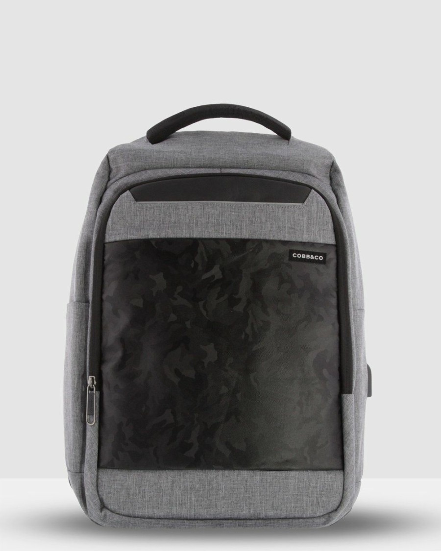 Bags * | Cobb & Co Bowie Anti-Theft Backpack Black