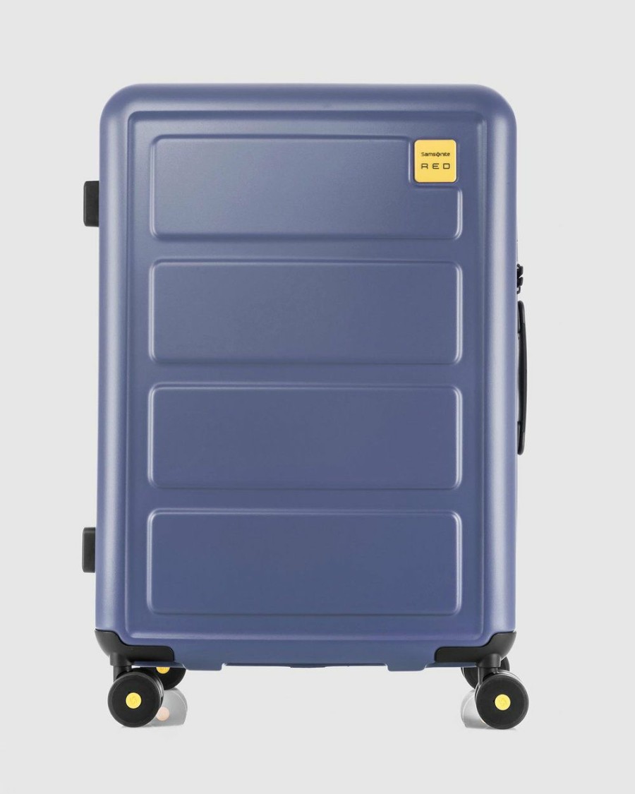 Travel And Luggage * | Samsonite Red Toiis L 68Cm Spinner Case Expandable Marine Blue