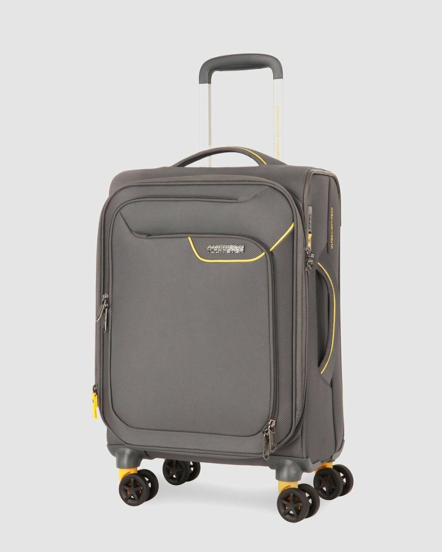 Travel And Luggage * | American Tourister Applite 4Security Spinner 55/20 Exp Tsa Lightning Grey