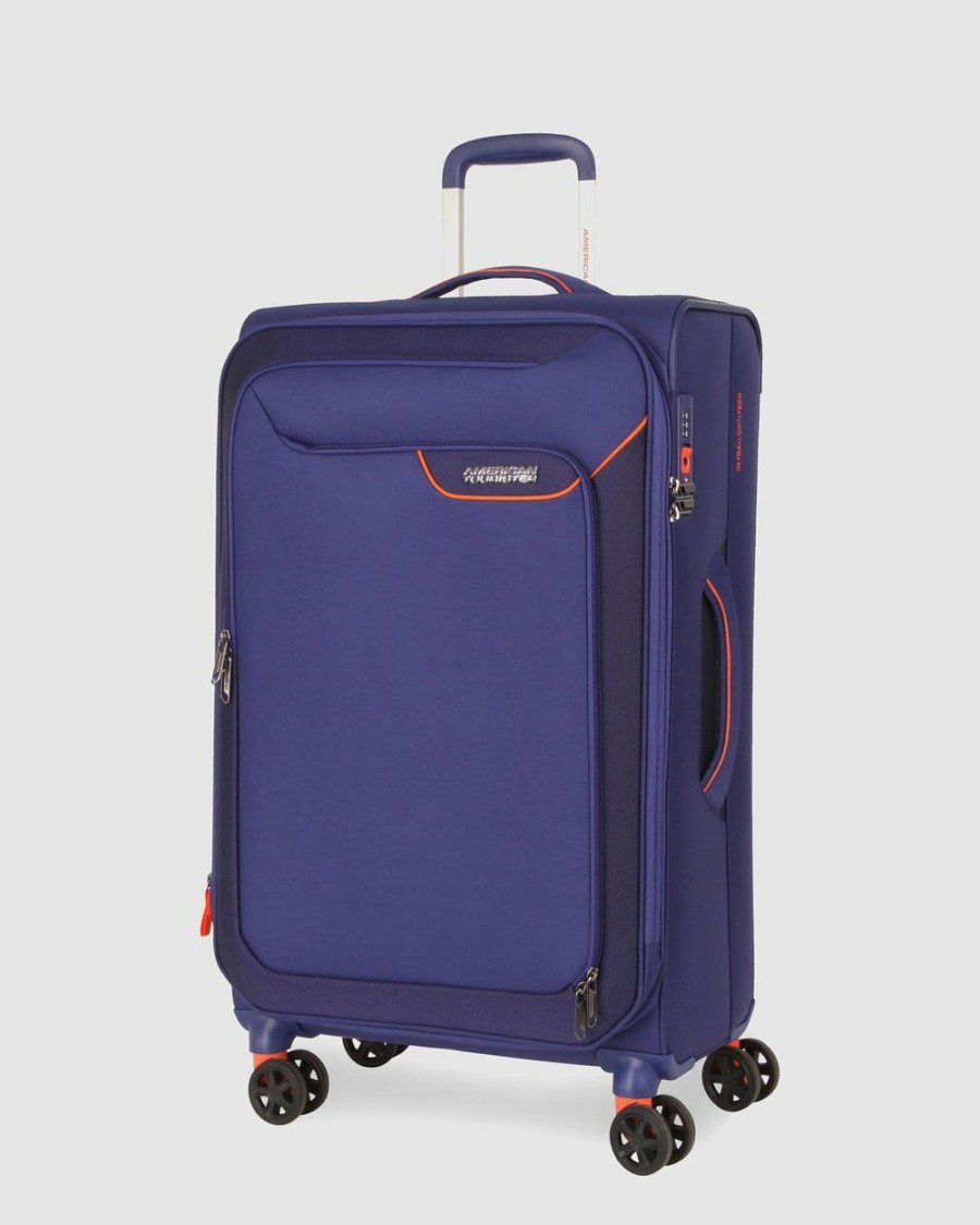 Travel And Luggage * | American Tourister Applite 4Security Spinner 82/31 Exp Tsa Bodega Blue