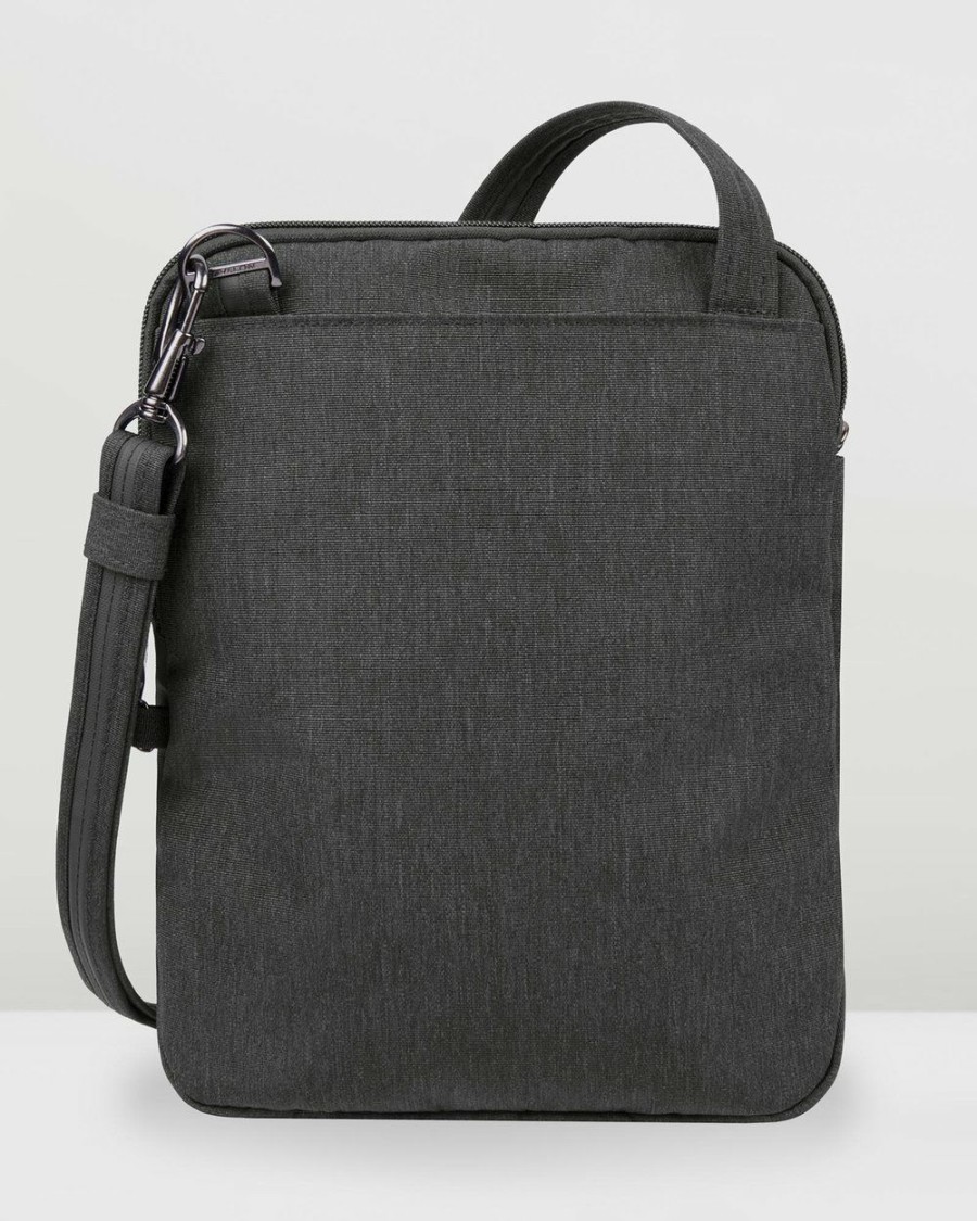 Bags * | Travelon Metro N/S Crossbody Heather Grey