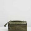 Bags * | Stitch & Hide Jett Toiletry Bag Olive