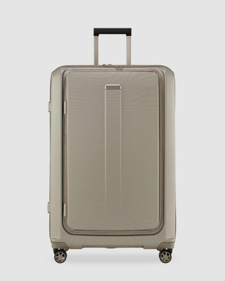 Travel And Luggage * | Samsonite Prodigy Spinner 81/30 Expandable Suitcase Ivory & Gold