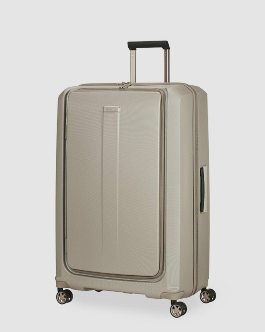 Travel And Luggage * | Samsonite Prodigy Spinner 81/30 Expandable Suitcase Ivory & Gold