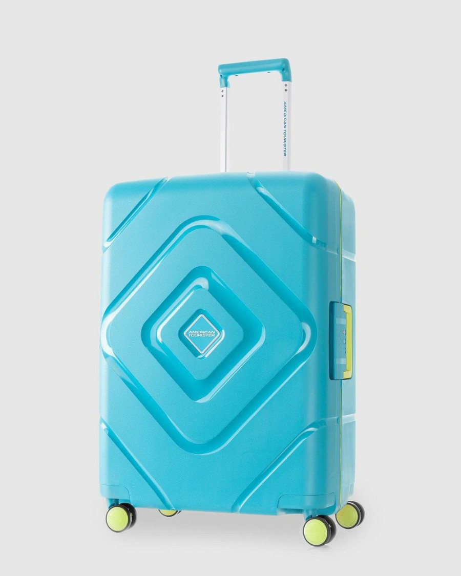 Travel And Luggage * | American Tourister Trigard Spinner 66/24 Scuba Blue