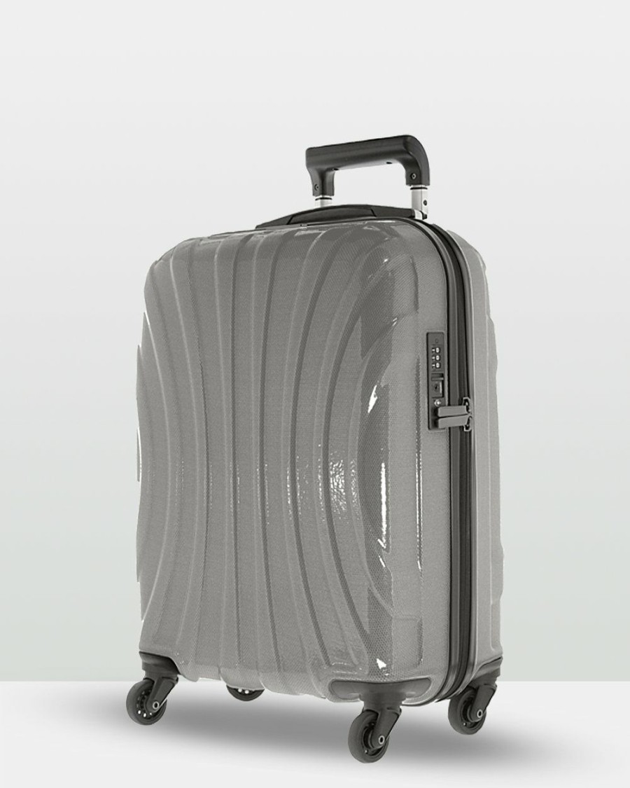 Travel And Luggage * | Cobb & Co Adelaide Luggage Medium Hardside Spinner Grey