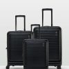 Travel Bags * | Echolac Japan Birmingham Echolac 3 Piece Luggage Set Black