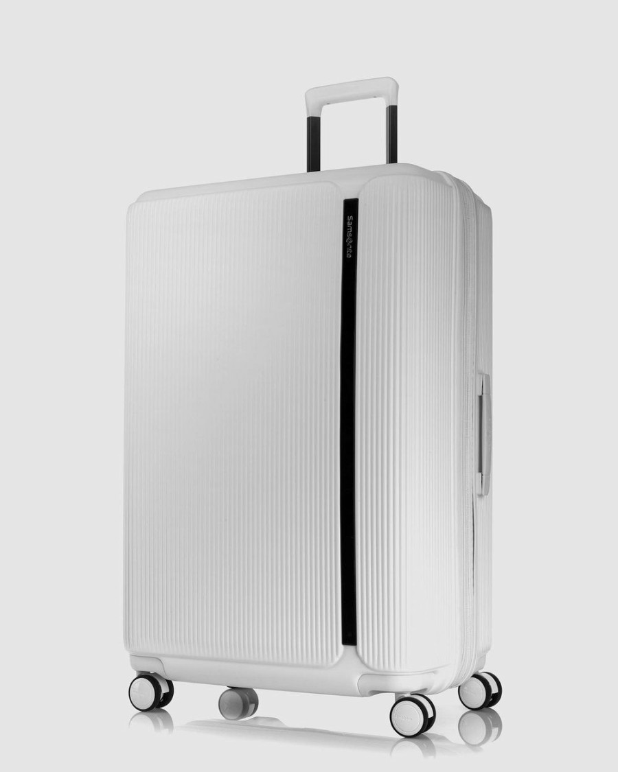 Travel And Luggage * | Samsonite Myton Spinner 75 Exp Scale Matte White