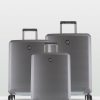 Travel Bags * | Echolac Japan Denver Echolac 3 Piece Set Silver