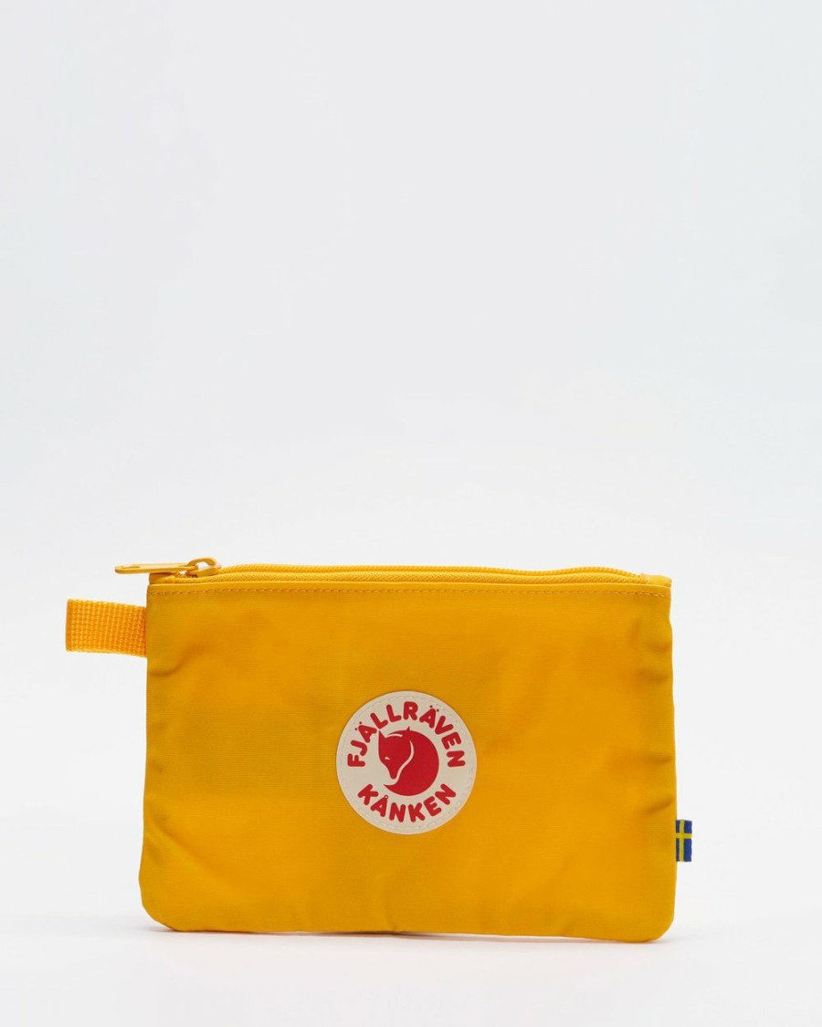 Beauty * | Fjallraven Kanken Gear Pocket Warm Yellow