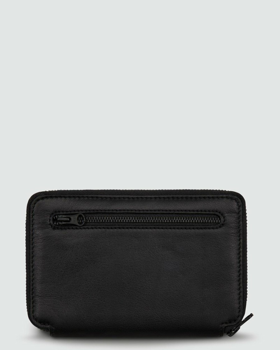 Wallets * | Status Anxiety Vow Travel Wallet Black