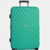 Bags * | Jett Black Emerald Maze Large Suitcase Green