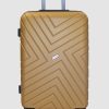 Bags * | Jett Black Sahara Maze Medium Suitcase Golden