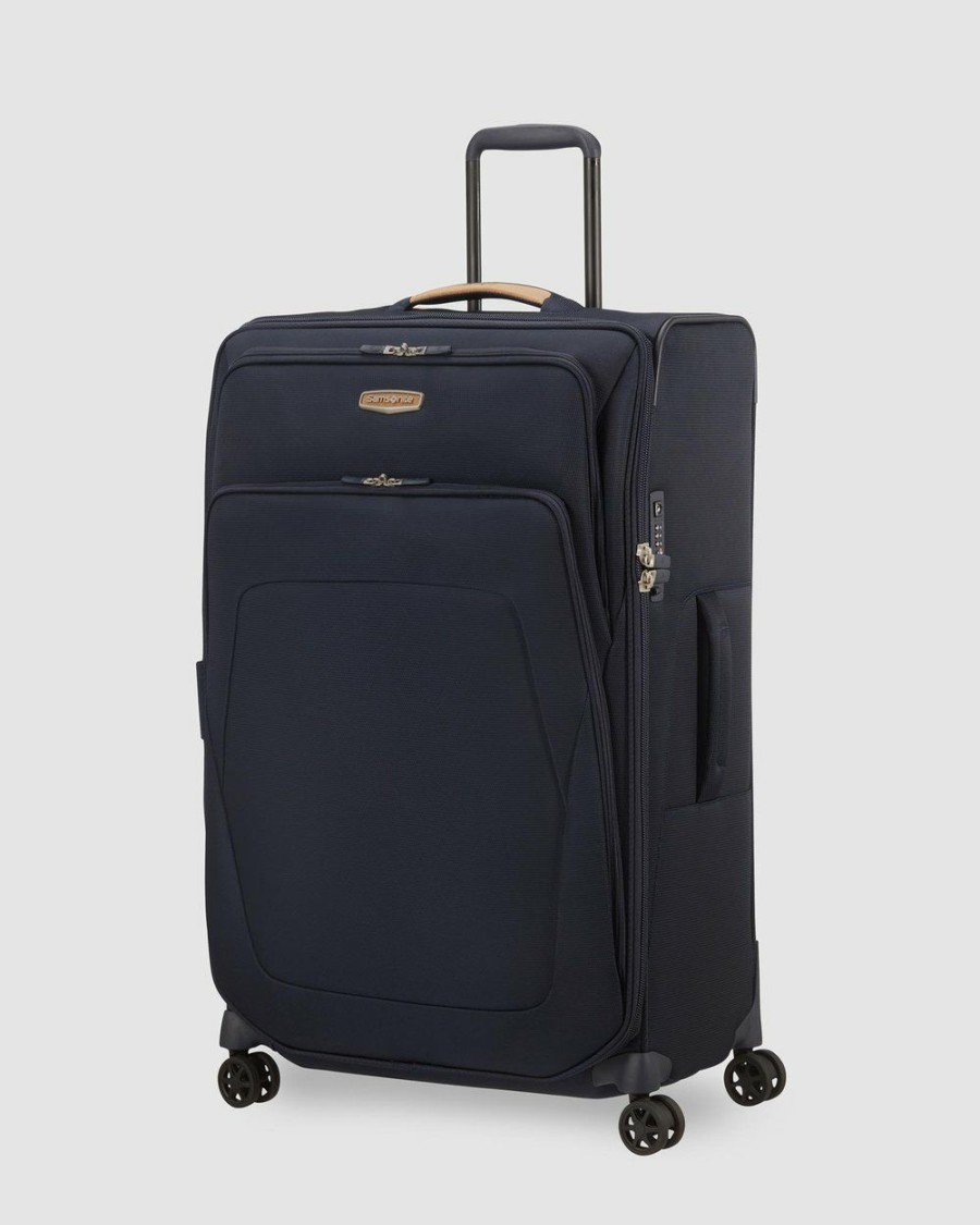 Travel And Luggage * | Samsonite Spark Sng Eco Spinner 79 Exp Eco Blue