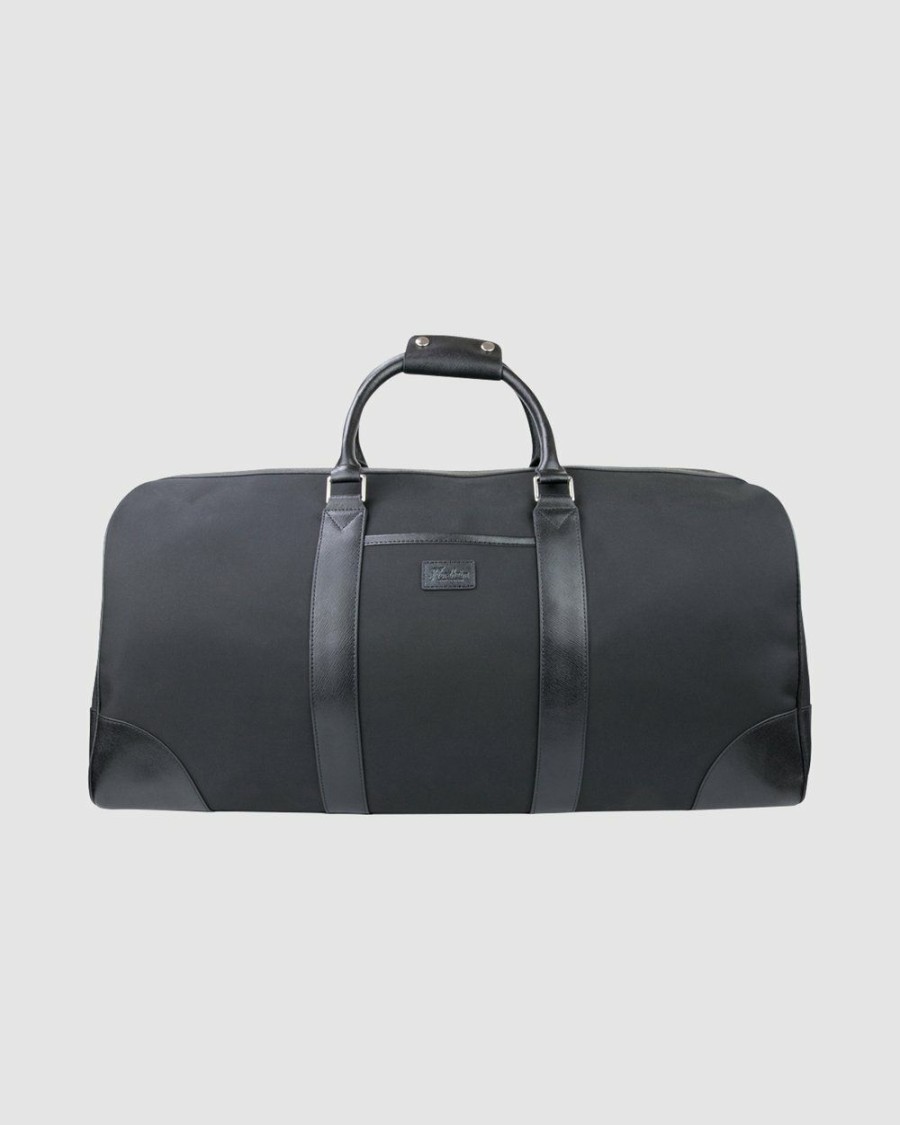 Bags * | Florsheim Foxwood Overnight Bag Black