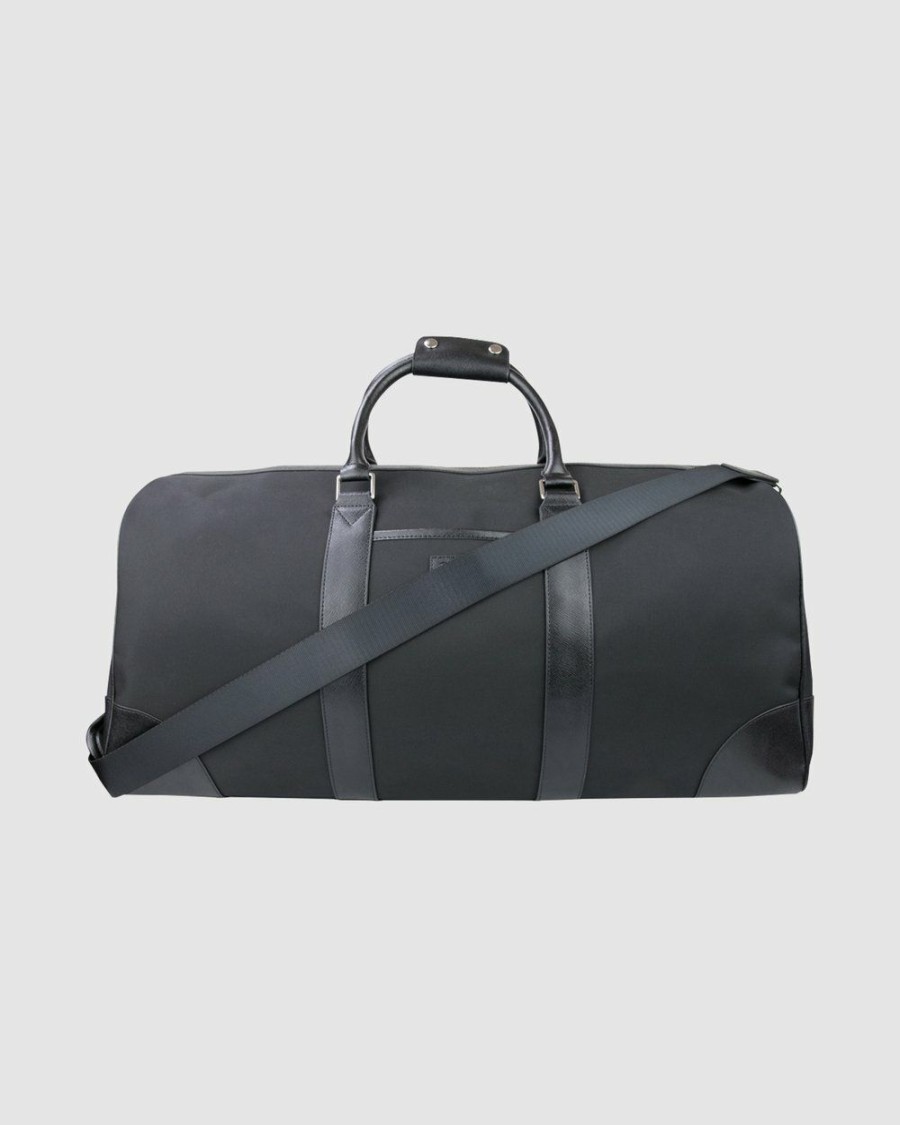 Bags * | Florsheim Foxwood Overnight Bag Black