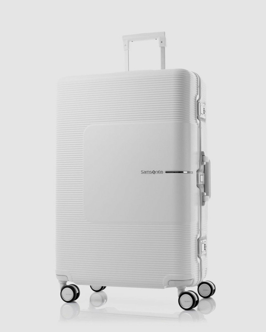 Travel And Luggage * | Samsonite Tri-Tech Spinner 76 Fr Matte White