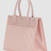 Outdoors * | Jett Black The Soho Blush Quilted Tote Bag Blush Pink