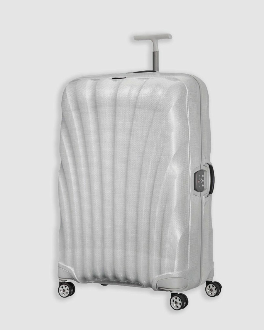 Travel And Luggage * | Samsonite Lite-Locked Fl Spinner 81/30 Off-White