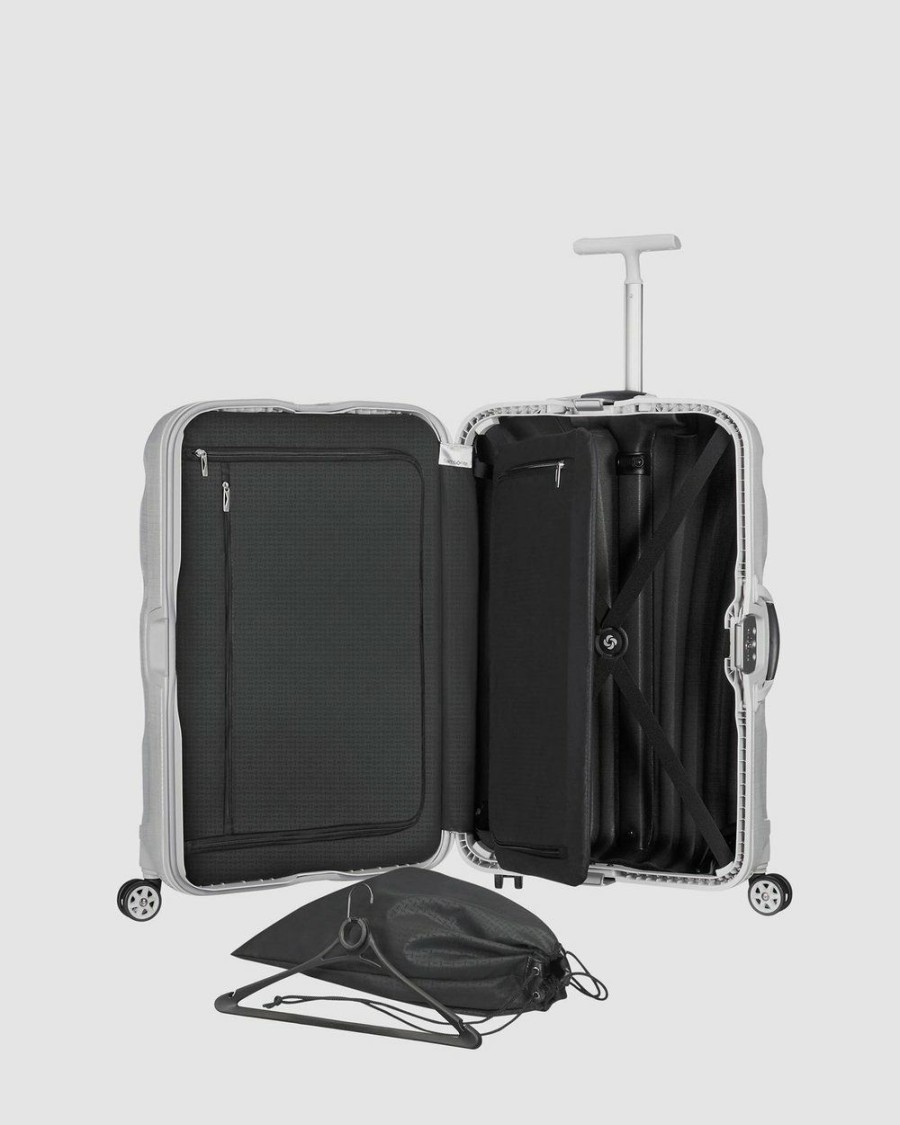 Travel And Luggage * | Samsonite Lite-Locked Fl Spinner 81/30 Off-White