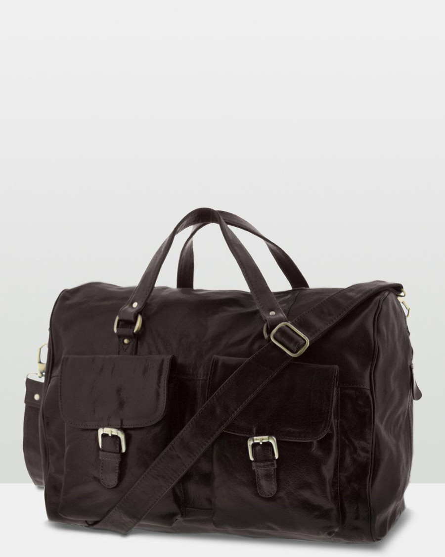 Bags * | Cobb & Co Soho Duffle Bag Chocolate