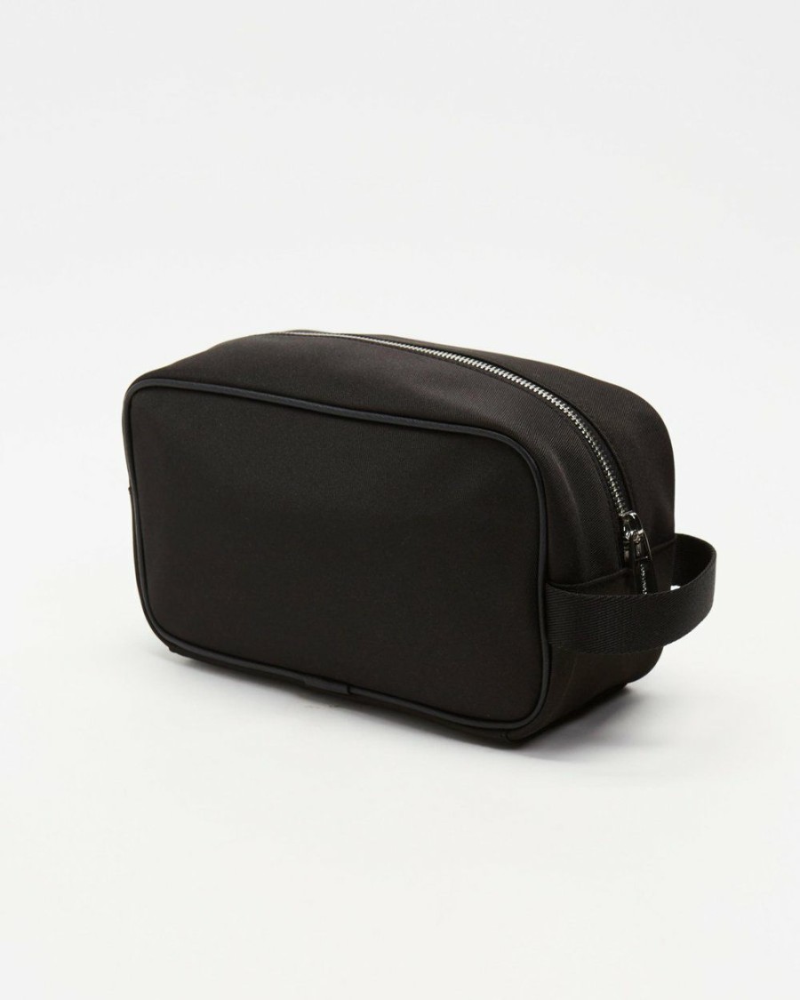 Bags * | Calvin Klein Urban Pro Washbag Ck Black