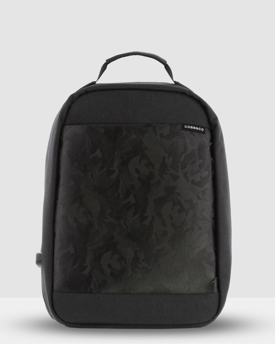 Bags * | Cobb & Co Honour Anti-Theft Backpack Black