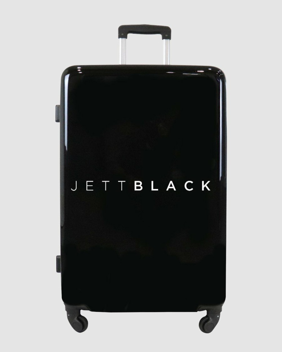 Bags * | Jett Black Signature Large Suitcase Gloss Black