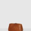 Bags * | Republic Of Florence The Otto Leather Dopp Kit Matt Tan