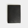 Travel And Luggage * | Globite Leather Passport Cover With Rfid Carbon Ink Black