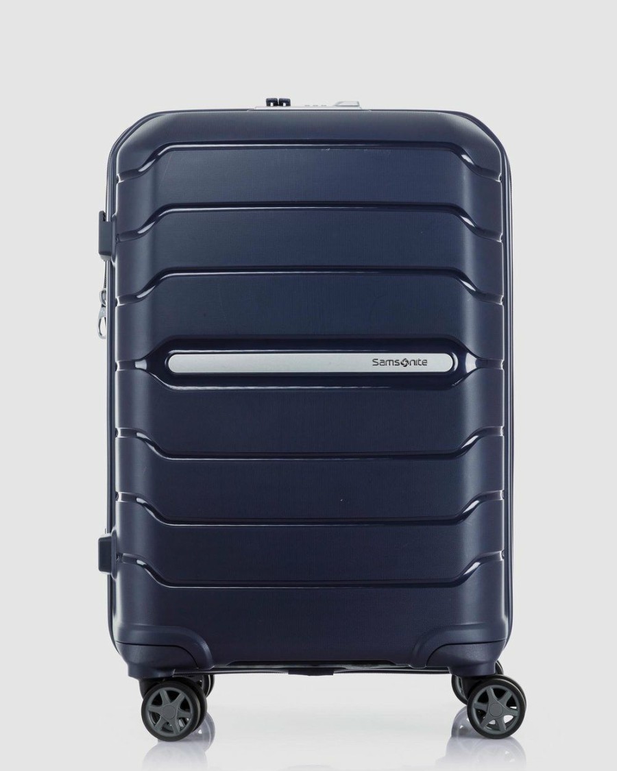 Travel And Luggage * | Samsonite Oc2Lite 55Cm Spinner Suitcase Navy Blue