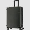 Travel And Luggage * | Samsonite Evoa Spinner 69Cm Expandable Suitcase Brushed Black