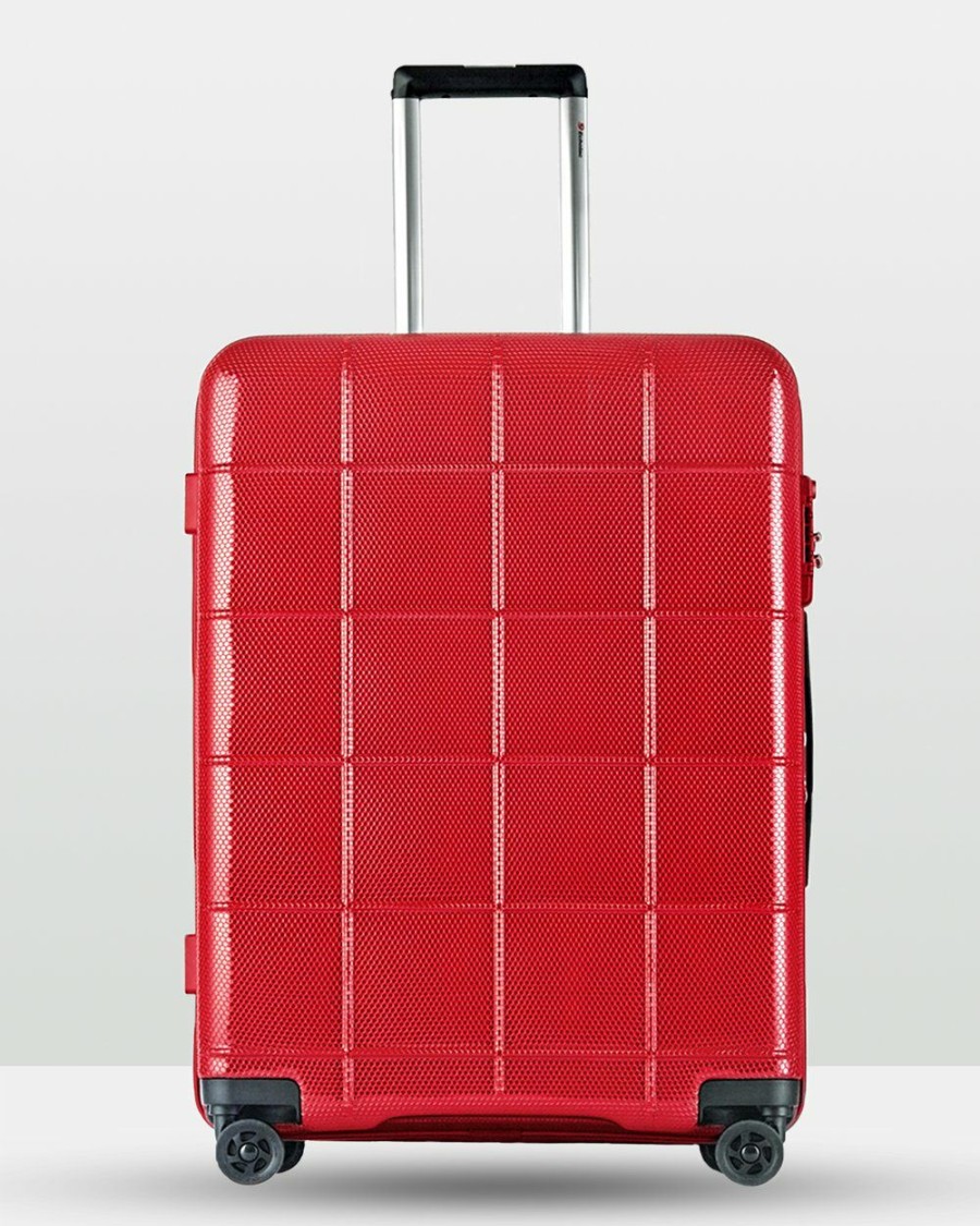 Travel Bags * | Echolac Japan Cape Town Echolac Medium Case Red