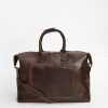 Bags * | Republic Of Florence The Nobile Overnighter Duffle Bag Chocolate