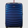 Travel And Luggage * | Samsonite Lite-Shock Sport 81Cm Spinner Case Nautical Blue & Red