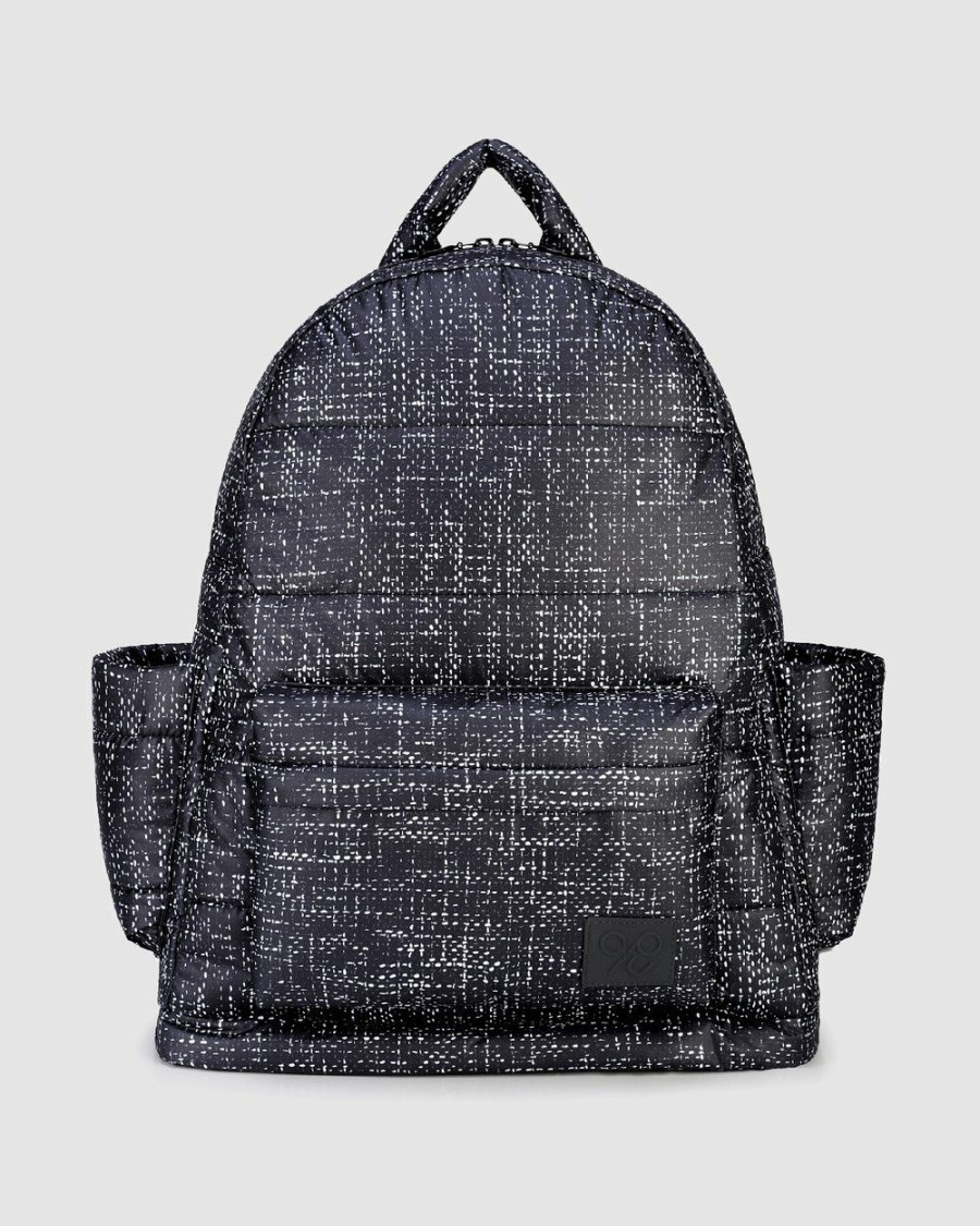 Bags * | Cipu Airy L Nappy Backpack Black Tweed