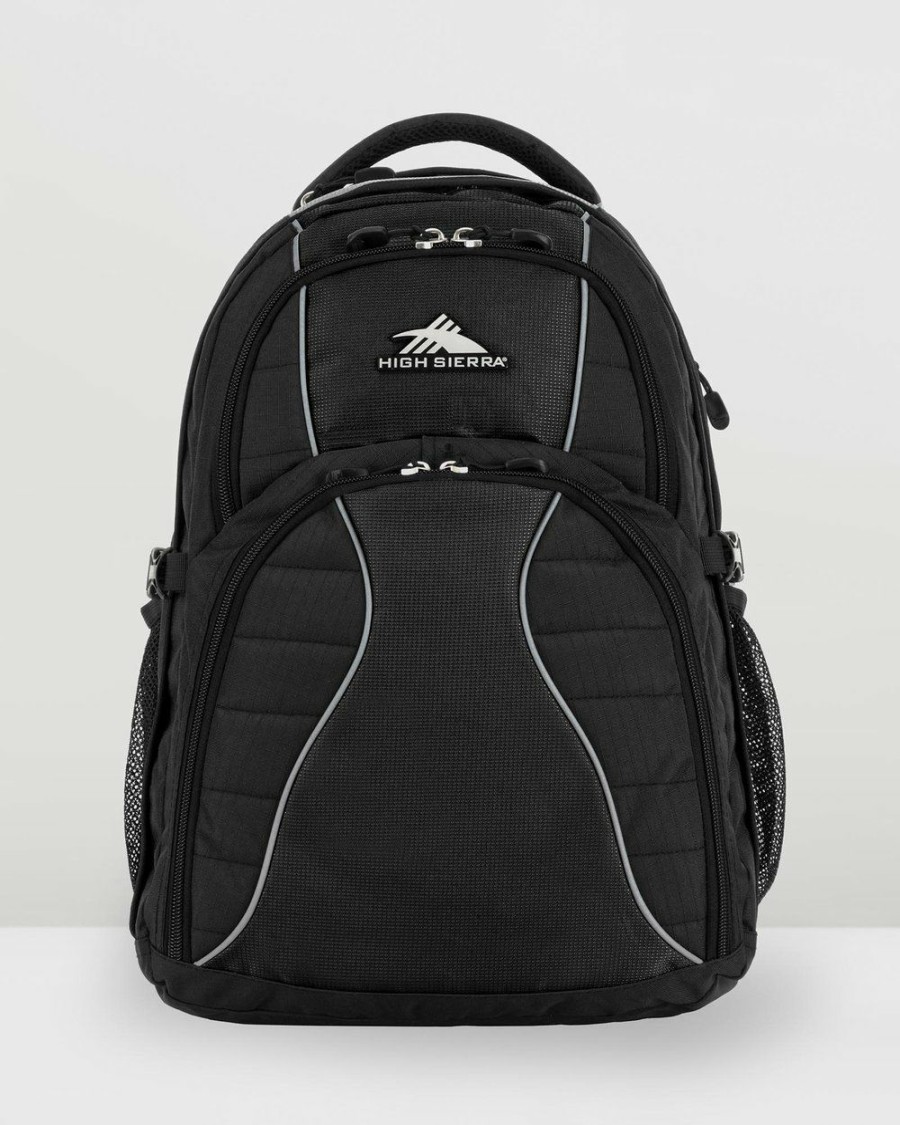 Bags * | High Sierra Reverb Rfid Laptop Backpack Black