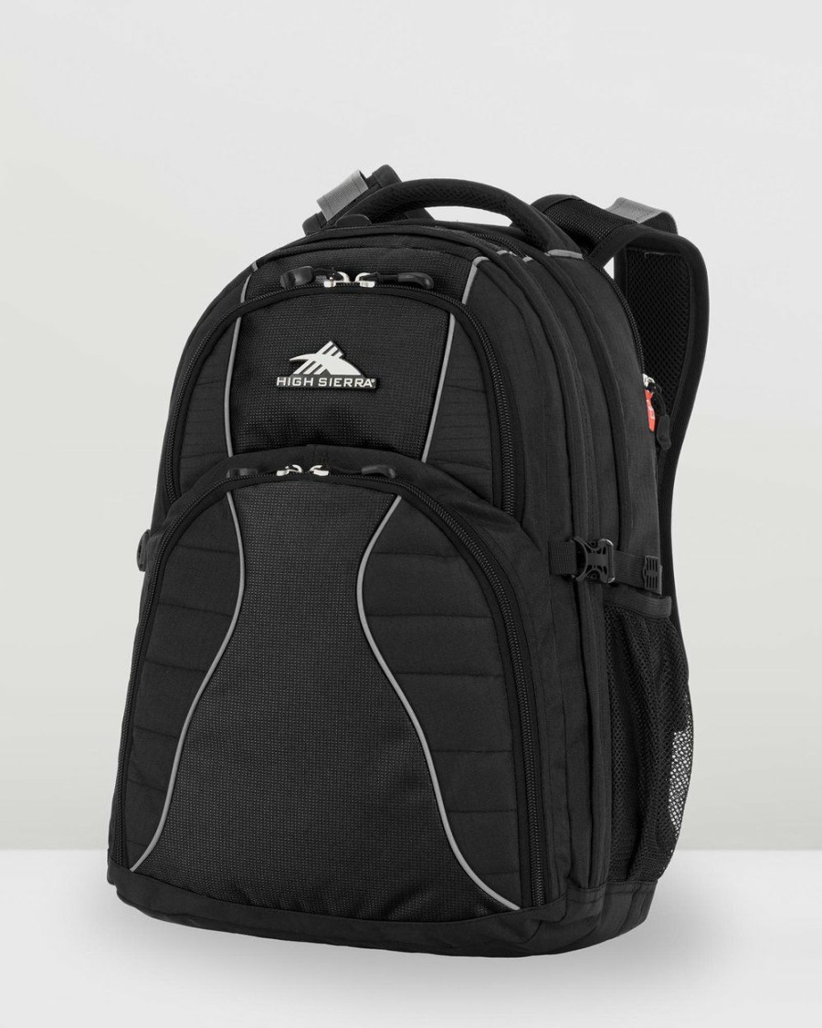 Bags * | High Sierra Reverb Rfid Laptop Backpack Black