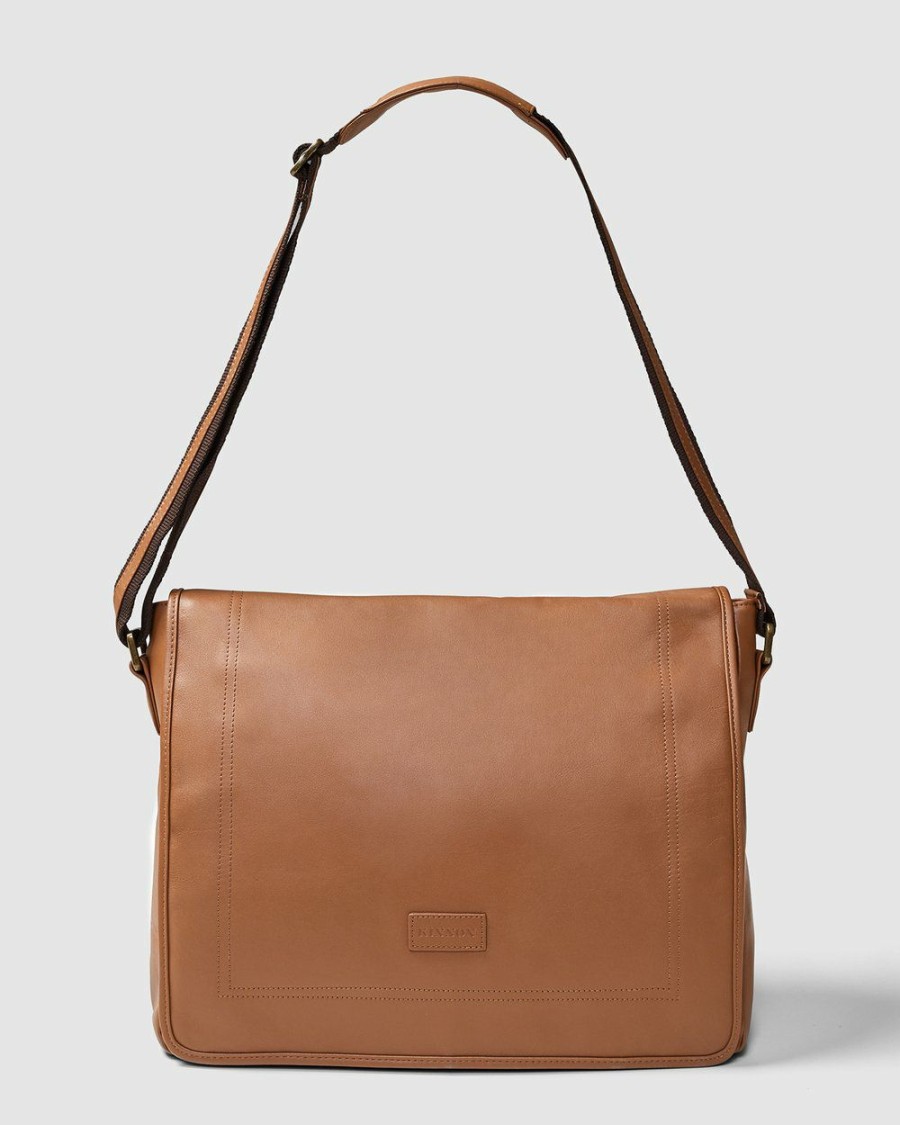 Bags * | Kinnon Hardy Satchel Tan