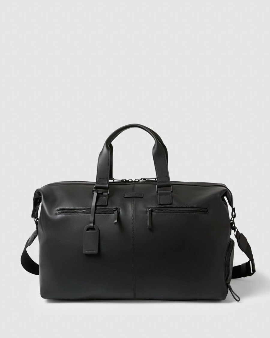 Bags * | Kinnon Oxley Overnight Bag Black