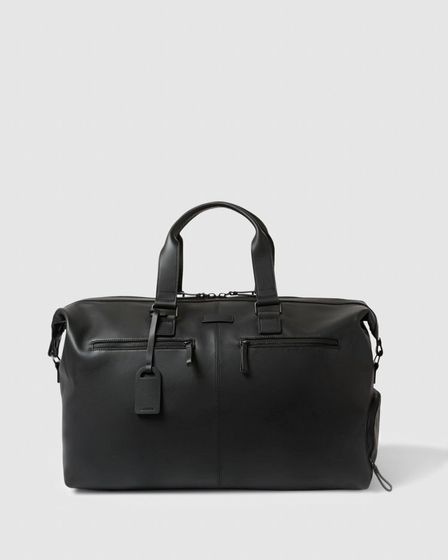 Bags * | Kinnon Oxley Overnight Bag Black