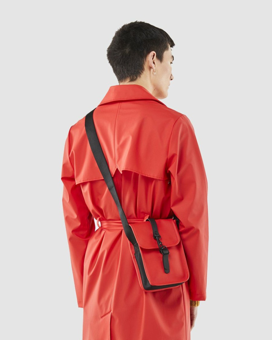 Travel And Luggage * | Rains Flight Bag Red