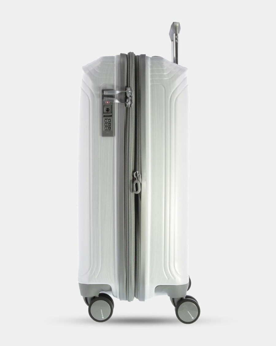 Travel Bags * | Echolac Japan Singapore Echolac Large Hardside Case White