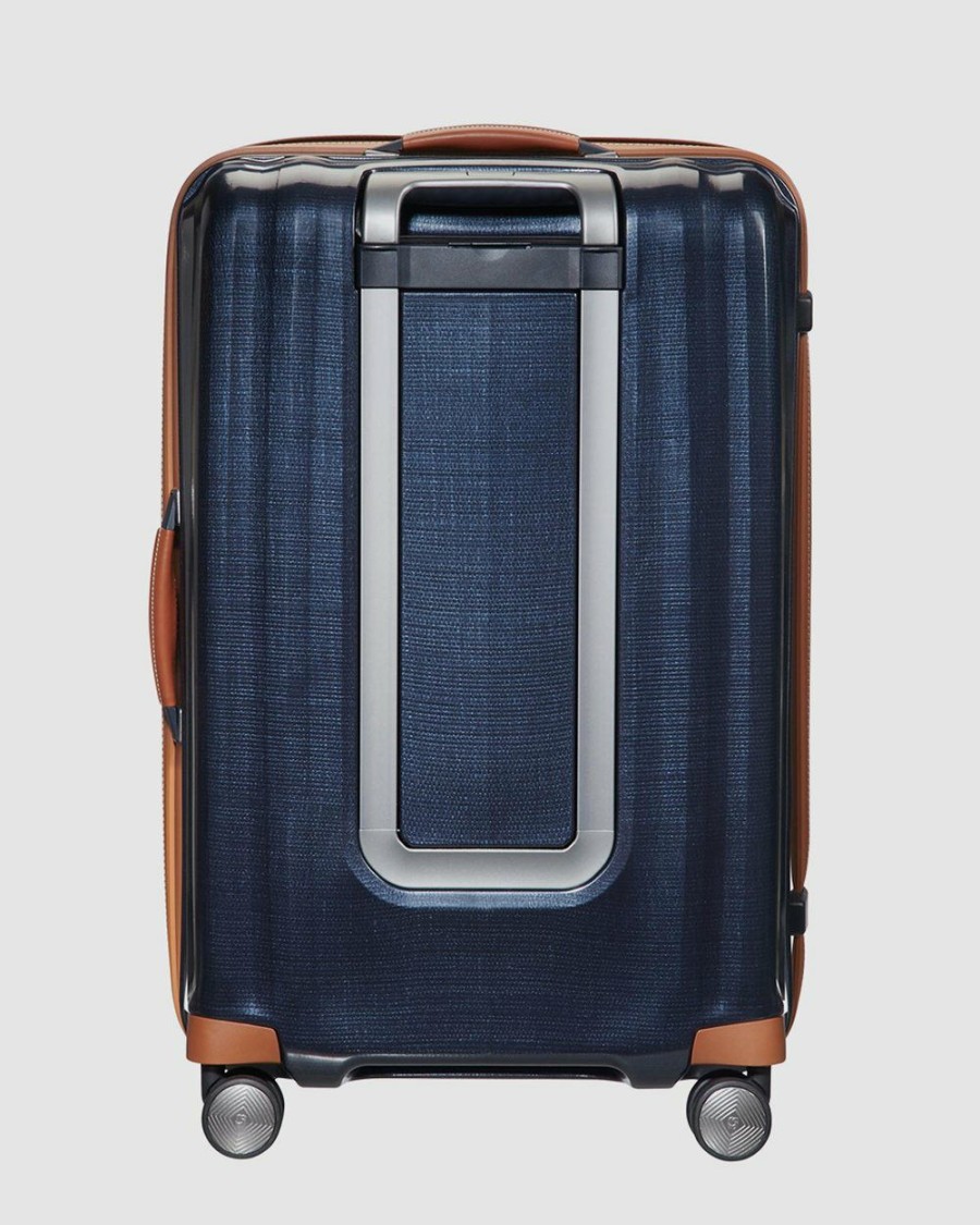 Travel And Luggage * | Samsonite Lite-Cube Dlx 76Cm Spinner Midnight Blue